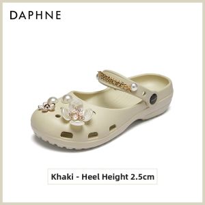 Daphne | Womens Peep Toe Sandals Platform Slides