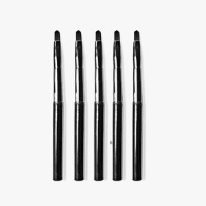 Makeup Lip Brushes Lipliner brushes Black with Cap Retractable Lipstick Brush Travel Portable lip scrub brush Gloss Makeup Brush