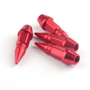 4pcs/set Car Anti-theft Tire Valve caps Bullet head Style Antirust Motorcycle Bike Car Wheel Tyre Tires Valve Stem Caps