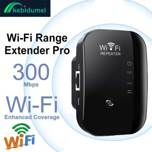 Kebidumei | Kebidumei Wireless Signal Booster Wifi Extender Small Network Repeater Ap Broadband Home Router Signal Amplification Extension