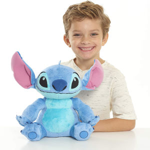 การ์ตูนดิสนีย์สีฟ้าน่ารัก Stitch 30 ซม.ตุ๊กตาตุ๊กตาอะนิเมะของเล่น Lilo และ Stitch Stich ตุ๊กตาของเล่นตุ๊กตาคริสต์มาสของขวัญเด็ก