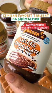 Spencers Chia Spread Greek Strawberry Chunk (500g) - Selai Diet Sehat Rendah Gula Gluten Free