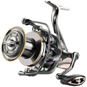 HAUT TON NGK 8000/9000/10000/12000/14000 Surfing Saltwater Spinning Fishing Reel 6+1BB 18kg/55lb Max Drag Anti-corrosion