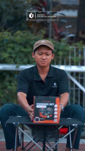 Cooking Set Dhaulagiri DH-300 - Alat Masak Panci Set Outdoor Gunung