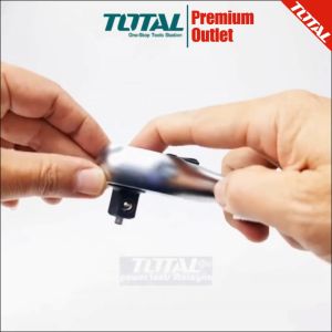 TOTAL Tools 1/2" Cr-V & CrMo Extendable Length 340-450mm ratchet wrench 可伸缩棘轮扳手 - THT106128L