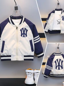 Outlet Store Boys Baseball Style Thin Jacket Autumn 2025 Spring Autumn Korean Style Childrens Fashion Brand Coat