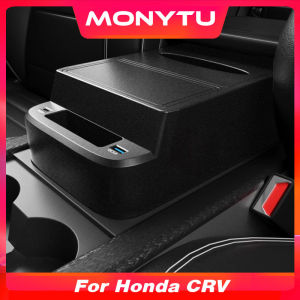 For Honda CRV CR-V 2017-2022 Center Control Armrest Storage Box With USB Tpye-C Fast Cell phone Charging Adapter Port Interior Modification Accessories