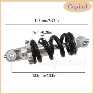 Bicycle 100mm-125mm Rear Spring Shock Absorber 1pc Metal Suitable For Electric Scooters Bumper Cycling Components Parts Tool