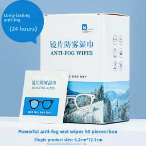 Disposable Cleaning Wipes for Glasses Fog Proof Phone Screen Special Lens Cleaning Tissues Winter Use Swiss Army Knife Accessories