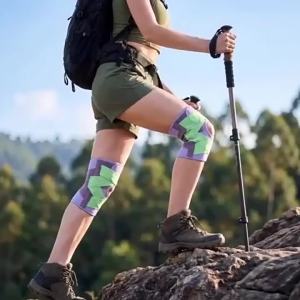 Men Women Basketball Compression Patella Strap Adjustable Thickened Knee Pads Support for Riding Fitness Meniscus Protection