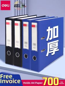 deli | A4 Sized Durable Hole-Punched Expanding File Organizer A4