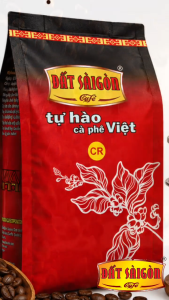 Cà Phê Hạt Pha Phin Đen Đá CR - Đất Sài Gòn Cafe | Gói 100gr