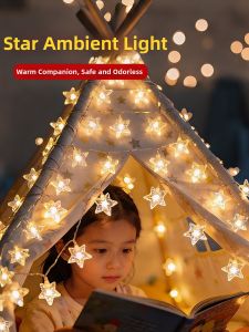 No Brand | Solar Waterproof Flashing LED Lights Outdoor Camping Balcony Room Decorative Light