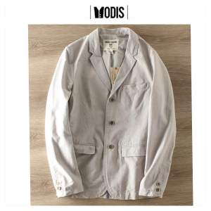 สูทลินิน เสื้อนอกผ้าลินิน เสื้อสูทลินิน แบรนด์🍁MODIS CASUAL🍁 Rusia (Jk630)