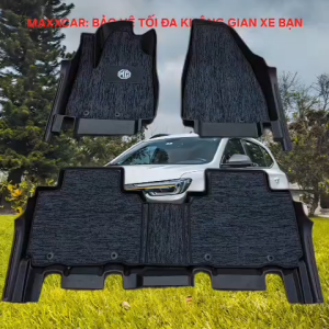 MG RX5 - Thảm lót sàn MAXXCAR nhựa TPE NGUYÊN SINH đúc 5D tràn viền xe  RX5 2024 2025 + Rối xám logo.
