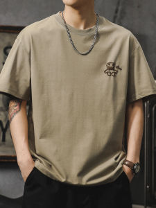 Vintage Style Short Sleeve T Shirt Ice Cooling Fiber