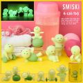 Smiski Hippers Blind Box Mini Hình - Dễ Thương Dạ Quang Tập Yoga Series Búp Bê Cho Phòng Ngủ Nhà Vệ Sinh Trang Trí PVC Đồ Chơi Mô Hình Quà Tặng. 