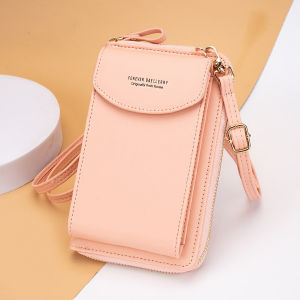 aBaellerry Womens Long Diagonal Crossbody Bag Multifunctional Wallet Phone Purse PU RFID Blocking Hands-Free Shoulder Bag