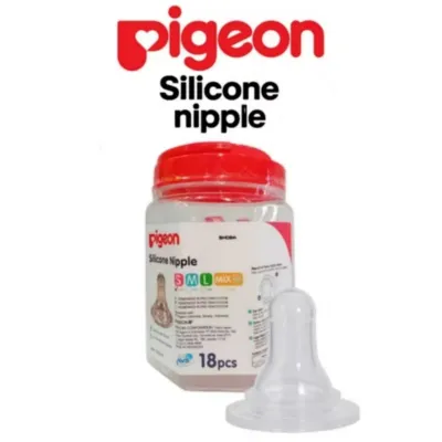 Pigeon Silicone Nipple Eco S M L - Dot Bayi