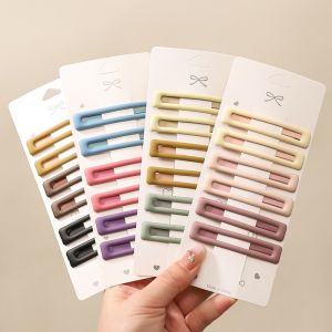 Mới tóc Hàn Quốc Clip thời trang ngọt ngào kim loại hình chữ nhật/hình bầu dục BB kẹp tóc cho phụ nữ cô gái Phụ kiện tóc