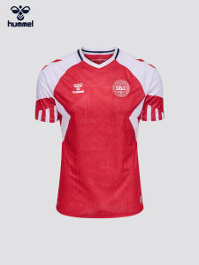 Hummel DBU Danish Home Jersey 2023 Summer New Arrival Sports Quick-Drying Breathable Short Sleeves T-shirt 220442