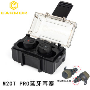 EARMOR M20T pro Bluetooth Earbuds Noise Reduction Audio Pickup Tactical Earplugs Wireless Communication for Shooting Training