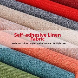 Self-Adhesive Linen Book Album Gift Box Counter Decoration Fabric