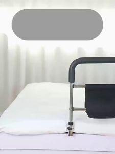 ราวกั้นข้างเตียง วช่วยลุก ราวกันตก มั่นคงและไม่สั่นคลอน มาพร้อมกับกระเป๋าถือ เหมาะสำหรับเตียง 99% วัสดุสแตนเลส