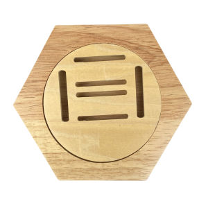 Decorative Medal Display Frame in Hexagonal Honeycomb Pattern for Wall Art and Trophy Showcase