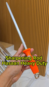 Knife Sharpening Rod Hasaan Panghasa ng Kutsilyo Stainless Steel Honing Rod Kitchen Knife Sharpener