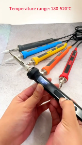 COD ZIYAHI Solder Listrik LCD 100 Watt + Timah + Pasta Solder Dengan 5 Pcs Mata Solder Set Lengkap