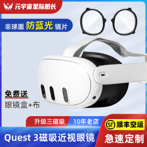 Oculus Quest 3 Generation Magnetic Myopia Hyperopic Astigmatism Anti-Blue Light Lens Frame Customization Meta VR