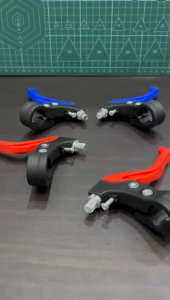 MORISON MS-861 Handle/Tuas Rem Sepeda Anak 12–18” – Sepasang (L+R) Clamp 22.2 mm Bahan Plastik – Merah/Biru