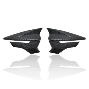 Ốp Gương Chiếu Hậu Màu Đen Bóng 2 Mảnh SEAT LEON 5F/MK3 2012-2021 Phụ Kiện Mui Trần Thiết Kế Mùa Mới Phụ Tùng Ô Tô