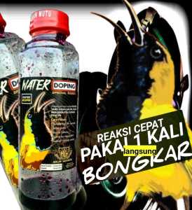 WATER DOPING SOGON/DOPING BURUNG SOGON/DOPING BURUNG SOGON/DOPING BURUNG KONIN/HIPER/DEXTRO 87/sempati brid shop/penggacor burung sogon/sogon/konin/ Power Champion Doping Sogon dan Konin|Vitamin doping  dosis tinggi burung sogon dan konin cepat ga