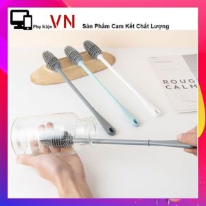 Cây Rửa Ly  Rửa Bình Sữa Silicon Cán Dài - Cọ Rửa Ly  Cốc Chai  Lọ Chất Liệu Silicon Mềm Dẻo Cọ Rửa Hiệu Quả Không Gây Trầy Xước