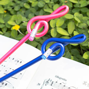 โน๊ตเสียงแหลมดินสอรูปทรงโน้ตดนตรีสูงสร้างสรรค์ดนตรีเครื่องเขียนของขวัญนักเรียนรางวัลการสอบของขวัญเปียโนเล็กๆน้อยๆ