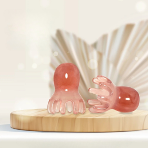 Cute Octopus Scalp Massage Comb (Resin)｜Stress Relief Anti-Hair Loss Portable Head Massager for Home & Trave