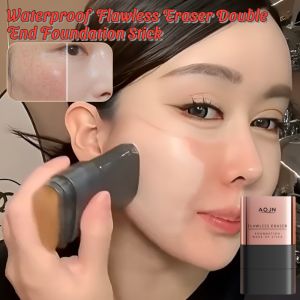 Flawless Eraser Double End Foundation Stick Long Lasting Concealer Foundation Cream Waterproof Sweatproof Concealer Make-Up Stick 无暇橡皮擦粉底棒