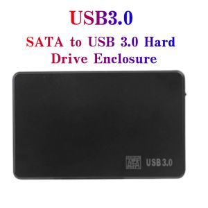2.5 Inch SATA to USB 3.0 Hard Drive Enclosure 5Gbps High Speed SSD HDD Case 4TB Capacity External Hard Disk Box Optibay Caddy