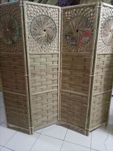 COLORFUL FUN ❤️ DIVIDER/ROOMPARTITION BLUE/PINK/GREY/BLACK 4 PANELS 15" X 57" H