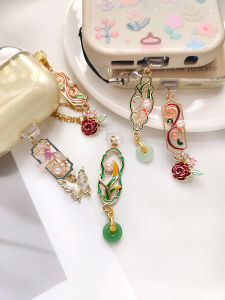 Original Handmade High-End Dustproof Phone Plug for Android Apple Huawei Charging Port Data Plug Chinese Style Digital Accessories