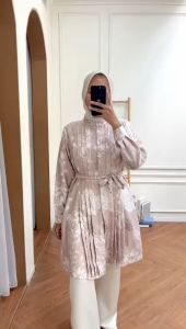 Kemeja Wanita Muslimah by Sundae - M029 Shirt Atasan Terbaru kerja casual REALPIC
