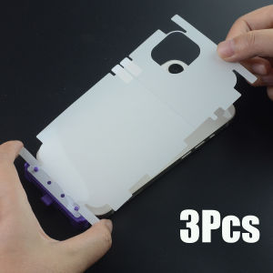 3PCS Back Protective Hydrogel Film For iPhone 16 15 12 13 14 pro max 12Mini 13Mini Rear Screen Protector Cover Side Edges