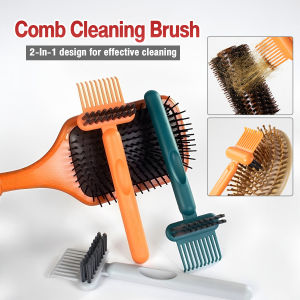 JDWin 2 In 1 Comb Cleaning Brush Hair Dust Cleaning Rake Airbag Comb Cleaning Tool