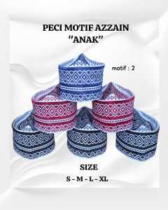 peci Bangladesh motif merk azzain anak