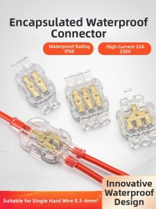 kuicc | Waterproof Quick Wiring Connector 2 in 2 out 4 mm²