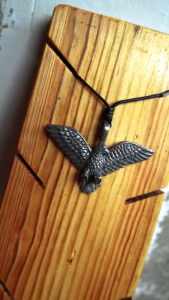 Pewterland Pendant 2D Wings: Kalung Desain 2 Dimensi Bahan Logam Timah Pria & Wanita