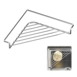 Giá Để Đồ Đa Năng Bằng Thép Không Gỉ Hình Tam Giác Góc Cạnh Để Bọt Biển Dụng Cụ Nhà Bếp