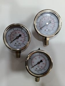 pressure gauge MANROS /ST APPROVED 15psi/30psi/150 psi